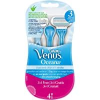 Los mejores  - Gillette Venus Oceana Maquinillas Desechables Para Mujer - 4 Unidades